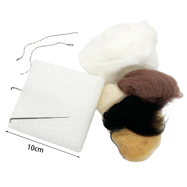 NEEDLE FELTING PENDANT KIT - SNOWBALL SEAL