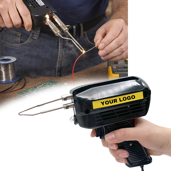 B2B Soldering Gun: Custom Voltage, Plug & Labeling