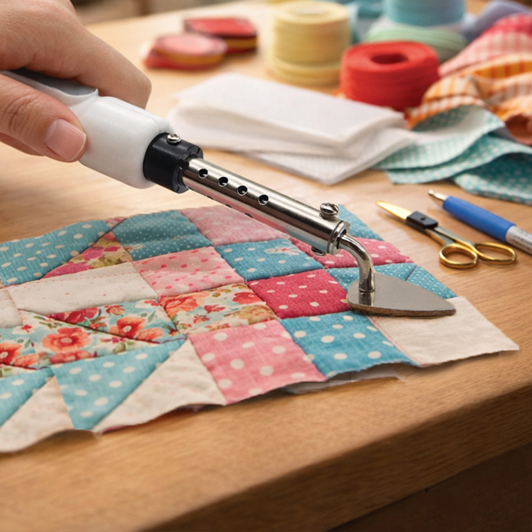 Electric 150°C & 230°C Mini Patchwork Iron Set with Stand