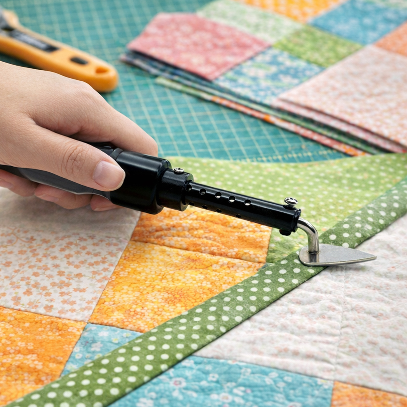 Electric Mini Patchwork Iron Set with Stand