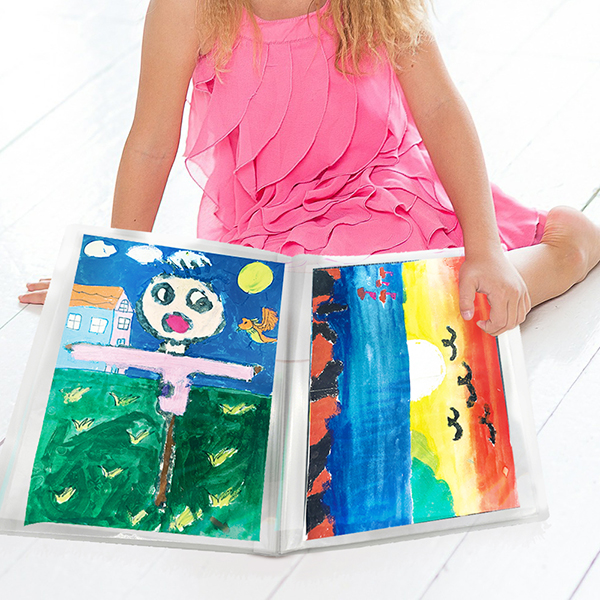 Large 8K Art Portfolio, 20 Pockets 