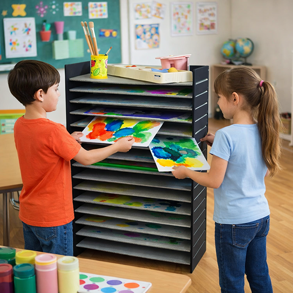 Easy Assembled Painting Drying Rack (79cm Height, Heavy Duty, PP Board)