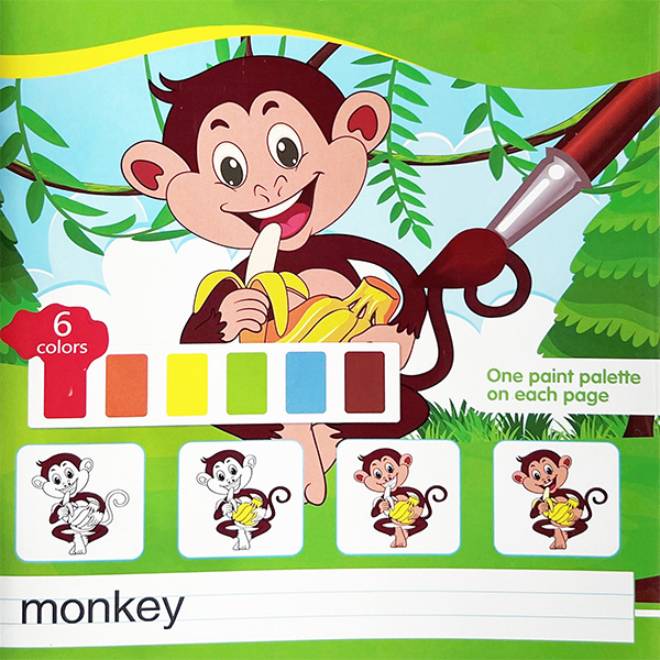 Animal Water Colouring Book for kid