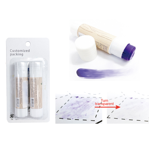 2 Pcs 8G Color Changing Lipstick Glue Set