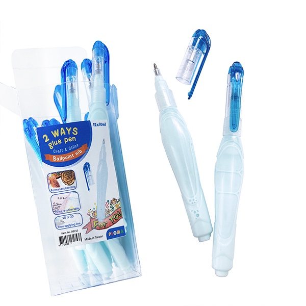 12Pcs 10ml Ballpoint 2 Way Glue Pen Set