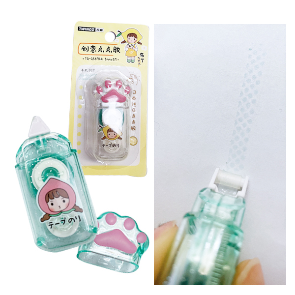 5mm Dotted Glue Tape Cat Paw Roller