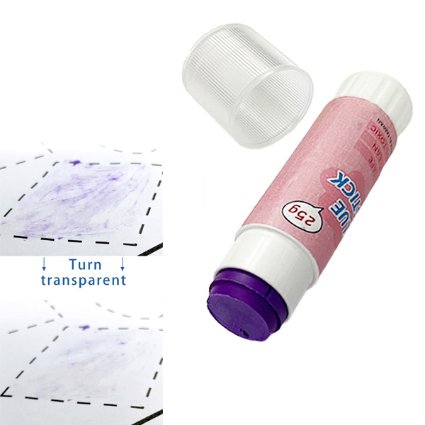 25G Purple Color Changing Lipstick Glue (Round Barrel)