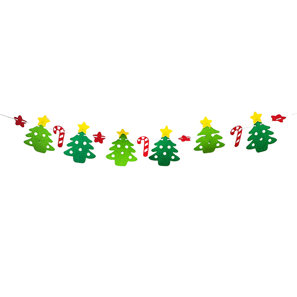 14 Pcs DIY Polyeste Xmas Garland Set