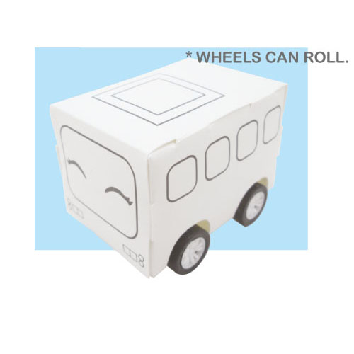 Diy Pp 3D Paint Car - Bus