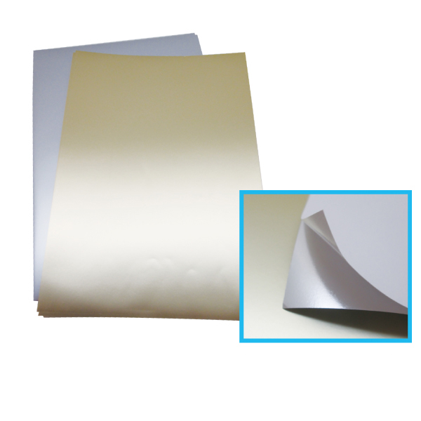 8 Pcs A4 Metallic Color Label Sheet Set