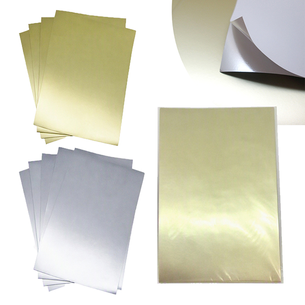 A4 Printable Matte Metallic Labels ( 8Pcs, 2 Color)