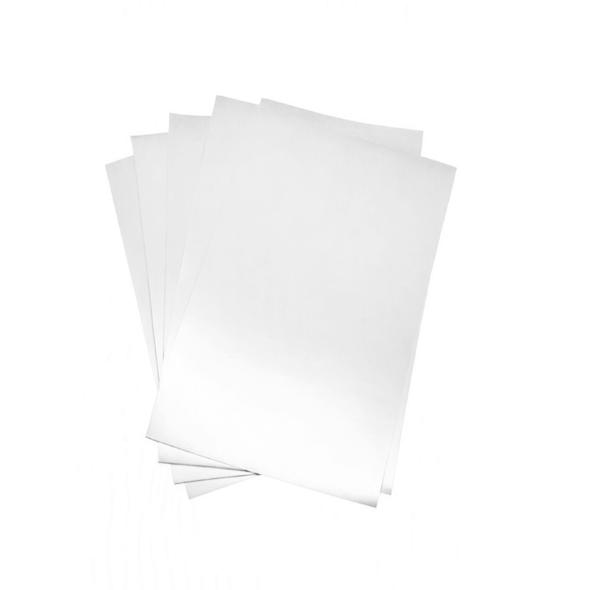 A4 Printable Metallic Labels ( 8Pcs, White)