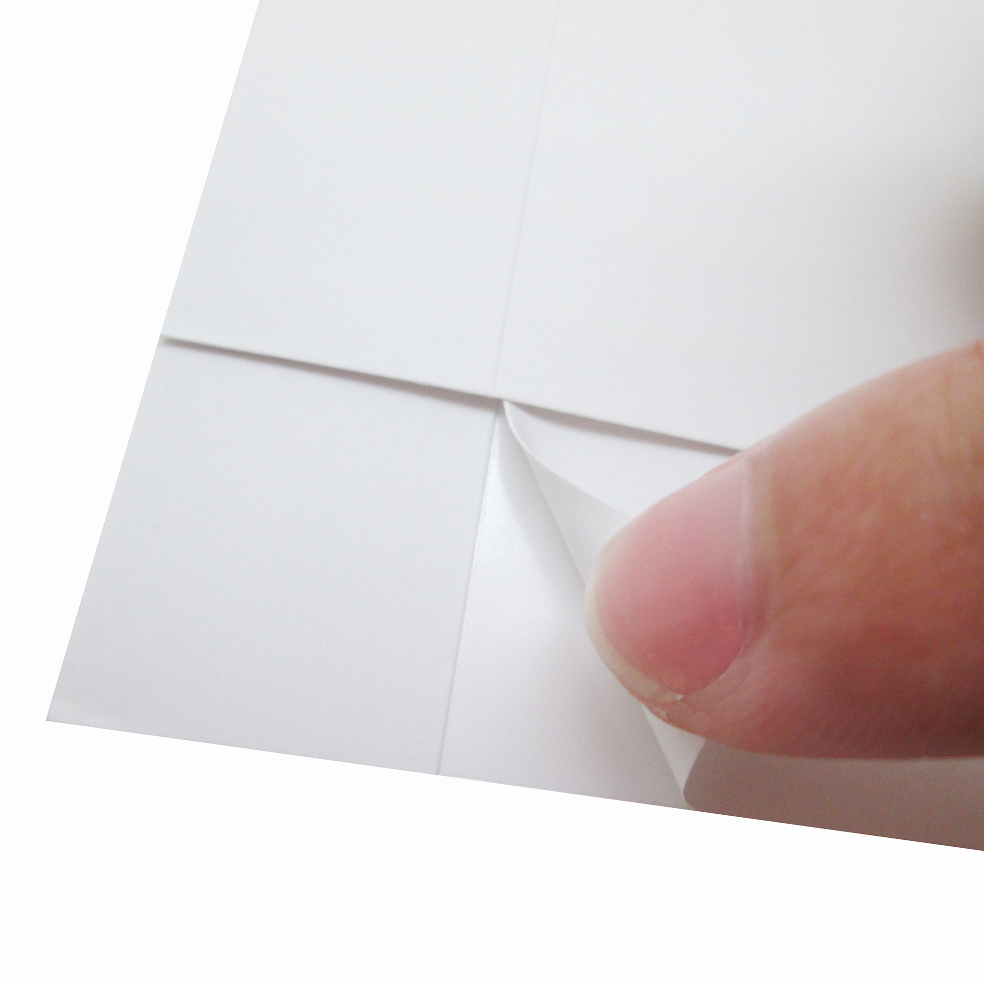 A4 Printable Metallic Labels ( 8Pcs, White)