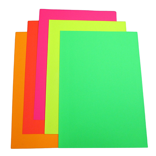 A4 Printable Neon Label (8Pcs, 1 Color)