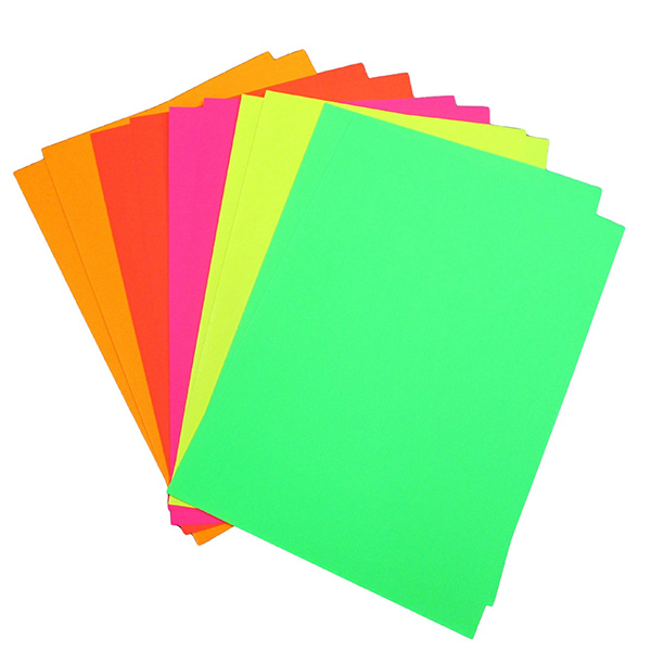 A4 Printable Neon Label (10Pcs, 5Color)