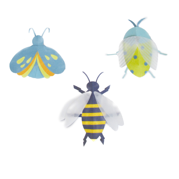 Diy Oval Insect Paper Craft Kit