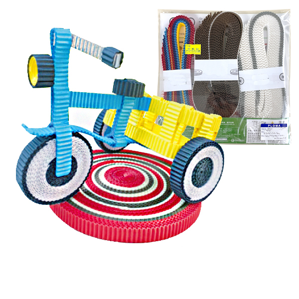 Diy Corrugated Paper Tricycle Set 