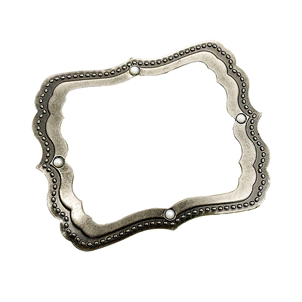 78 x 64mm Flat Metal Picture Deco Frame