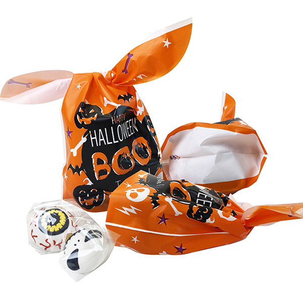 Halloween Soft Plastic Empty Treat Bags