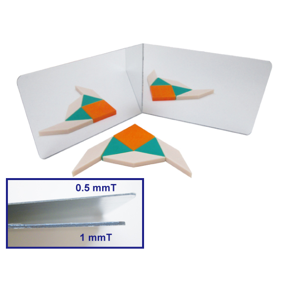 Foldable Double PS Mirror