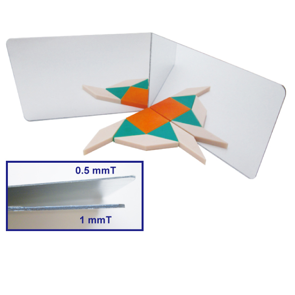 Foldable Double PS Mirror